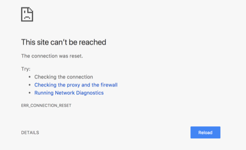 修复Google Chrome中的ERR_CONNECTION_RESET错误-软件乐园