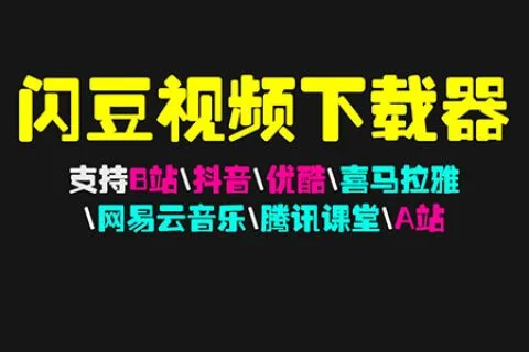 闪豆视频下载器 v4.0 支持 60 多个视频网站下载-软件乐园
